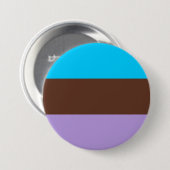 Androsexuele Pride-vlag Ronde Button 7,6 Cm (Voorkant /achterkant)