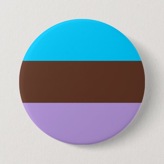 Androsexuele Pride-vlag Ronde Button 7,6 Cm (Voorkant)