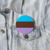 Androsexuele Pride-vlag Ronde Button 7,6 Cm (In situ)