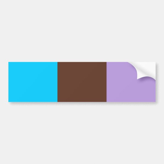 Androsexuele trots bumpersticker (Voorkant)