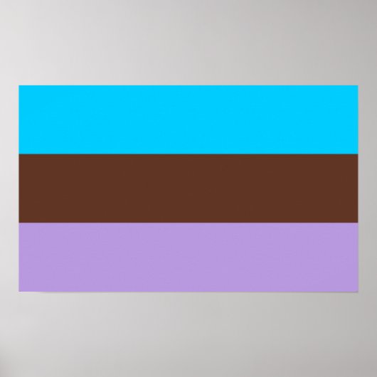 Androsexuele trots poster (Voorkant)