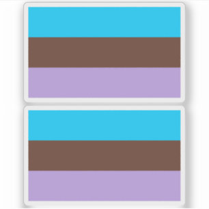 Androsexuele trots sticker