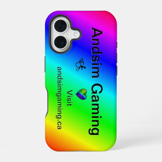 andsim gaming iphone 16 hoesje (Achterkant)