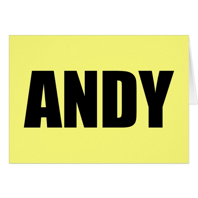Andy (Voorkant Horizontaal)