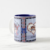 Andy & Annie, bewaar de datum Mok (Voorkant links)