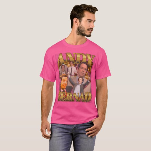 Andy Bernard Classic Bootleg Vibes T-shirt (Voorkant volledig)