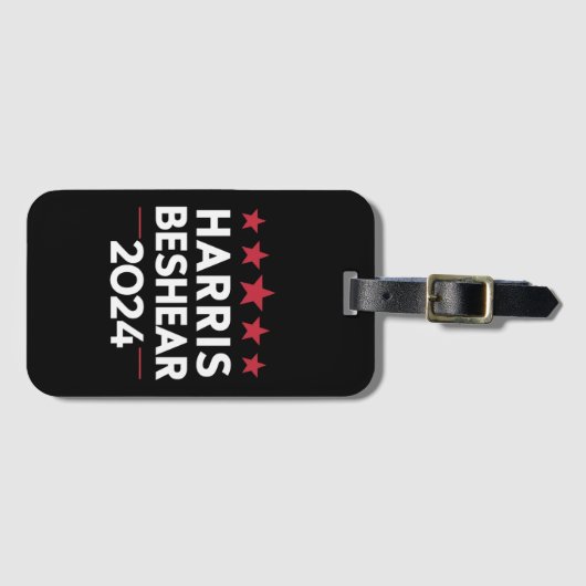 Andy Beshear 2024 Harris Beshear 202 Bagagelabel (Voorkant (horizontaal))