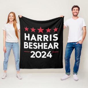 Andy Beshear 2024 Harris Beshear 202 Fleece Deken