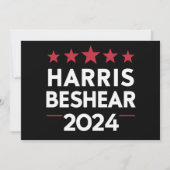 Andy Beshear 2024 Harris Beshear 202 Kaart (Voorkant)