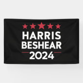 Andy Beshear 2024 Harris Beshear 202 Spandoek (Horizontaal)