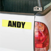 Andy Bumpersticker (Op Truck)