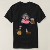 ANDY CAPP RED EN WHITE FOOTBALL SHIRT (Design voorkant)
