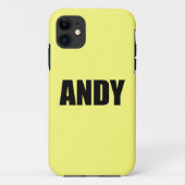 Andy Case-Mate iPhone Case (Achterkant)