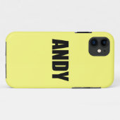 Andy Case-Mate iPhone Case (Achterkant (horizontaal))