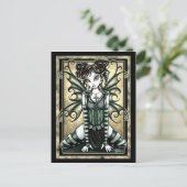"Andy" Cute Gothic Fairy Briefkaart (Staand voorkant)