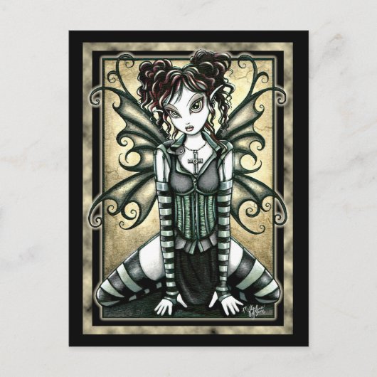 "Andy" Cute Gothic Fairy Briefkaart (Voorkant)