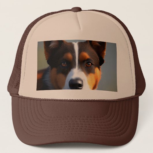 Andy de Australische blauwe heler, Trucker Pet (Voorkant)