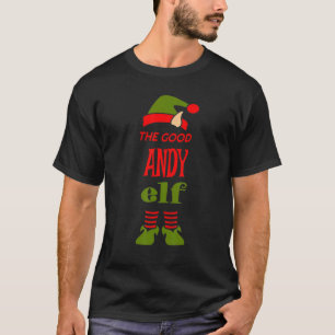 ANDY Elf Good Kerstmis met Pajama Party T-shirt