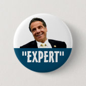 Andy "expert" Cuomo Ronde Button 5,7 Cm (Voorkant)