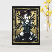 Andy Flirty Fairy Wenskaart Kaart (Gele Bloem)