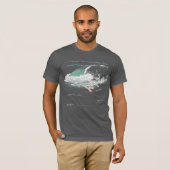 Andy gespeld door aminozuren, donker kleur T-shirt (Voorkant volledig)
