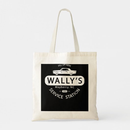 Andy Griffith Show Wally's Service Station Classi Tote Bag (Achterkant)