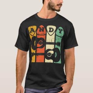 Andy Guitar Retro Pick Andy Guitar Musician Retro T-shirt