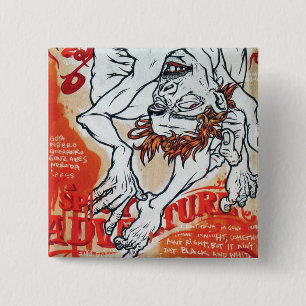 Andy Howell Buttonnen Vierkante Button 5,1 Cm