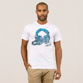 Andy Howell Hoofdtelefoon Sketch T-shirt (Voorkant volledig)