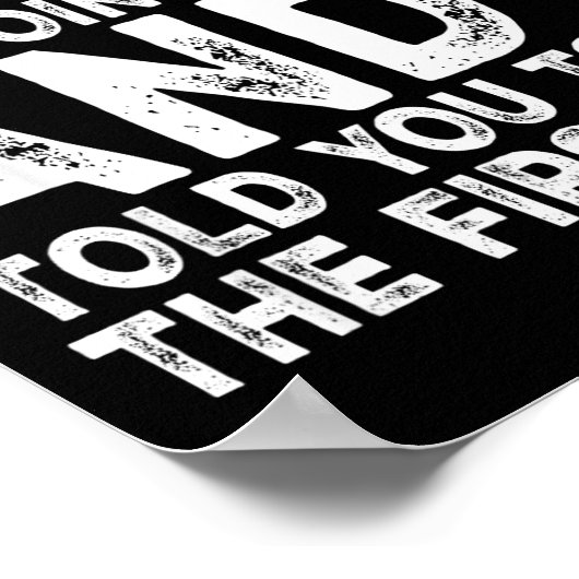 Andy - If At First You Don't Succeed Try Doing Wha Poster (Hoek)