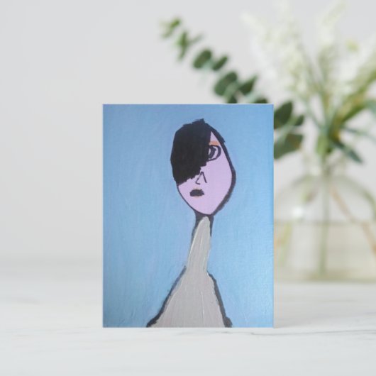 Andy Inspired Art Briefkaart (Staand voorkant)