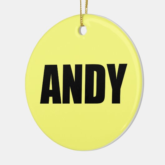 Andy Keramisch Ornament (Links)