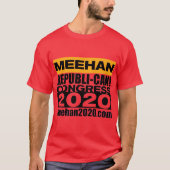 Andy Meehan voor het Shirt van het Congres REPUBLI (Voorkant)