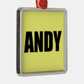 Andy Metalen Ornament (Rechts)