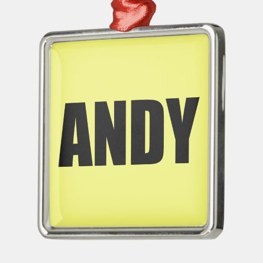 Andy Metalen Ornament (Links)