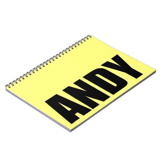 Andy Notitieboek (Linkerzijde)