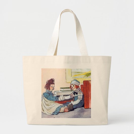 Andy ontmoet voor het eerst grote tote bag (Voorkant)