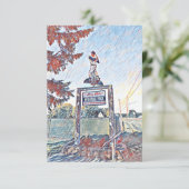 Andy Pafko Memorial Park Bedankkaart (Staand voorkant)