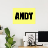 Andy Poster (Thuiskantoor)