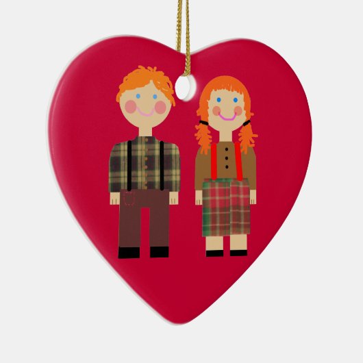 Andy Red Heart Ornament (Rechts)