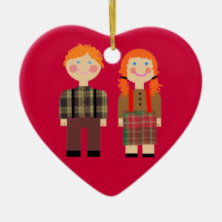 Andy Red Heart Ornament