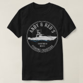 Andy Reds Vist Charters T-shirt (Design voorkant)