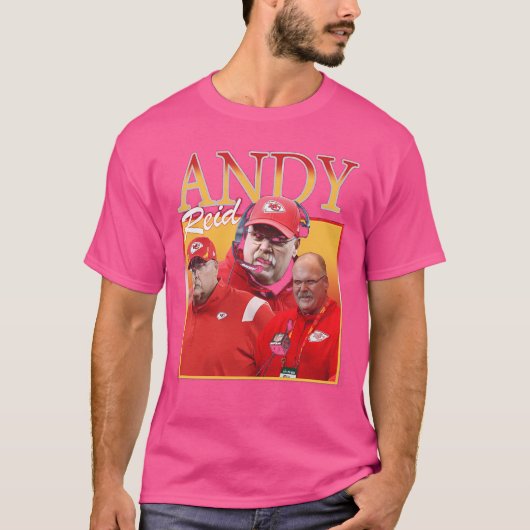 Andy Reid Retro Collage T-shirt (Voorkant)