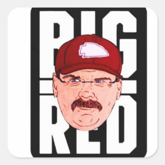 Andy Reid snor Vierkante Sticker