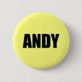 Andy Ronde Button 5,7 Cm (Voorkant)