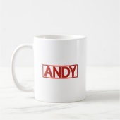 Andy Stamp Koffiemok (Links)