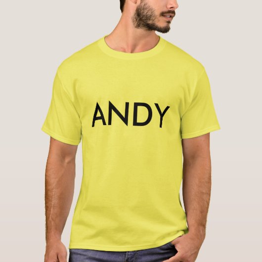 ANDY T-SHIRT (Voorkant)