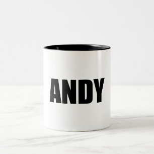 Andy Tweekleurige Koffiemok
