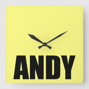 Andy Vierkante Klok