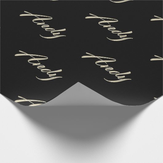 Andy Vorname Name edles Geschenkpapier Papier (Hoek)